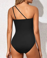 Ocevara Ocevara - One Shoulder One Piece Swimsuit for Women Tummy Control Bathing Suits - image 7