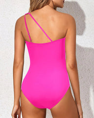Ocevara Ocevara - One Shoulder One Piece Swimsuit for Women Tummy Control Bathing Suits - image 13