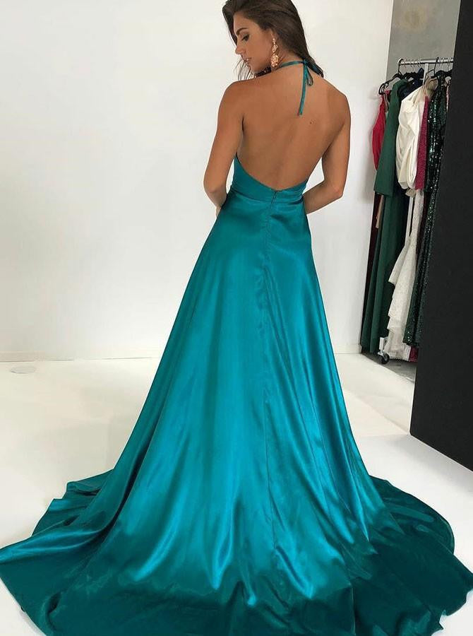 Sexy Turquoise Prom Dress