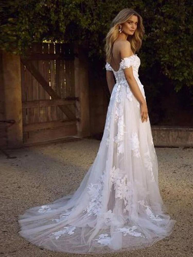 Wedding hotsell gown rustic