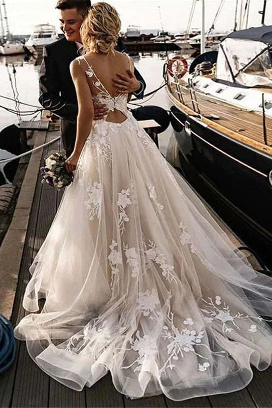 Geometric Lace Boho Wedding Dress - I Do Bridal & Formal Mobile, Alabama  Montgomery AL