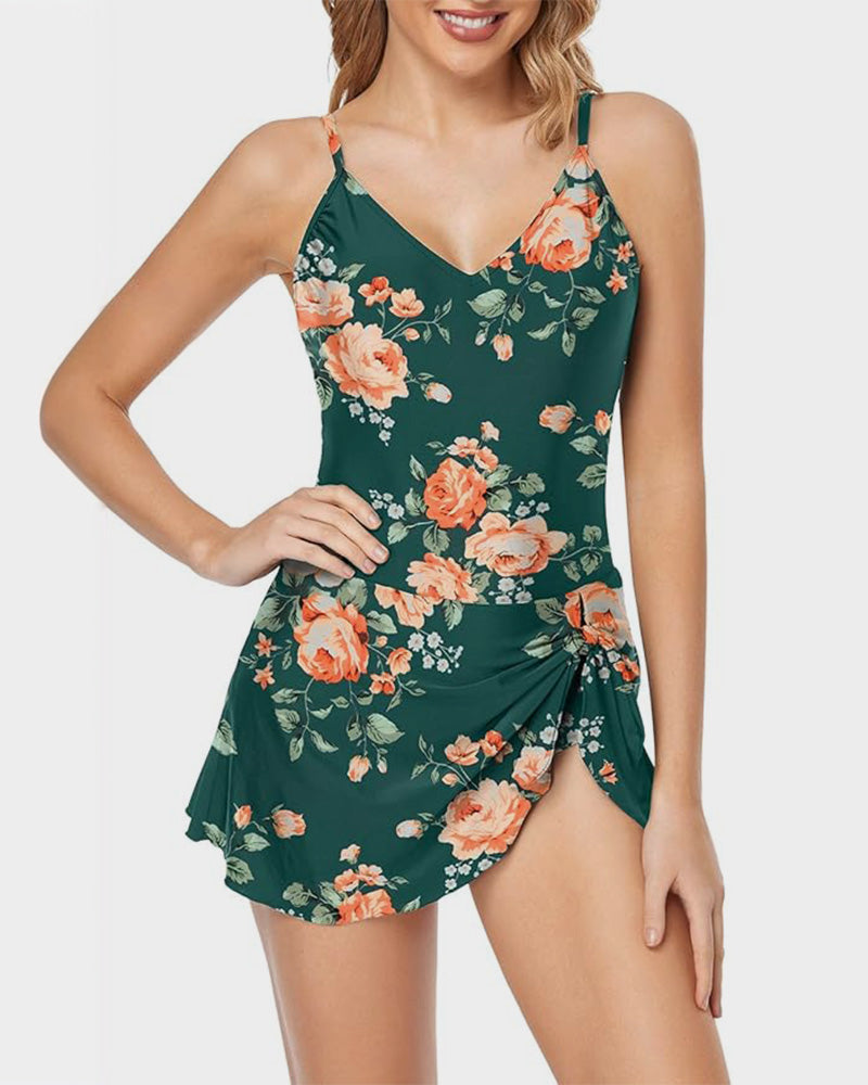 Ocevara - Women's Tummy Control Slim Fit One Piece Swimsuit