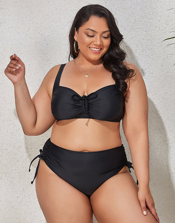 Ocevara Colorful Print Plus Size Bikini - image 7