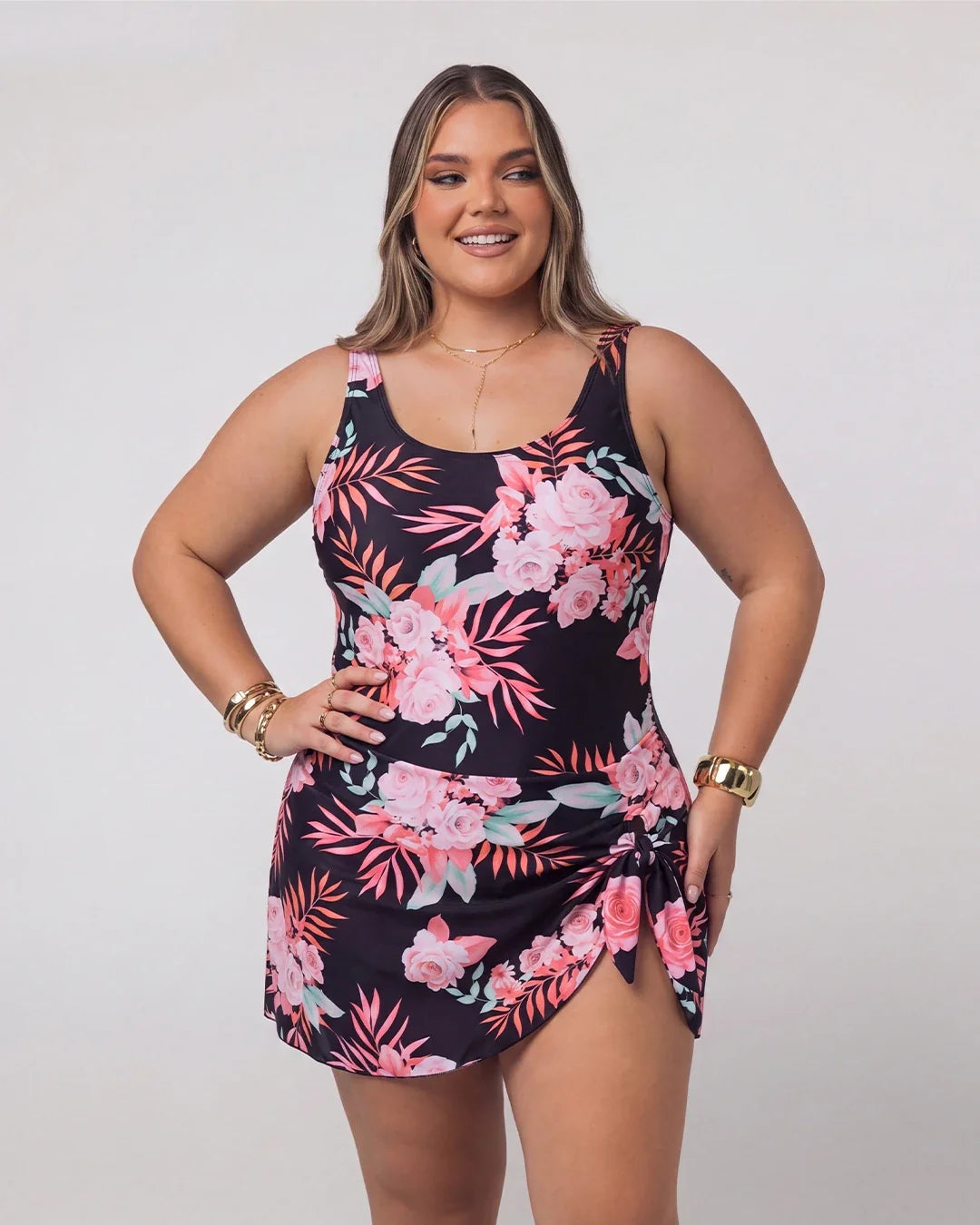 2-in-1 Sculpting Swim Dress
