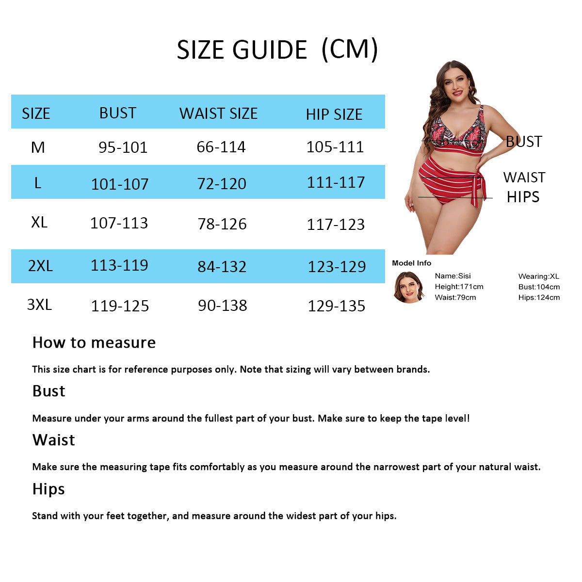 Ocevara Printed Stripe Plus Size Bikini - image 16