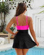 Ocevara - Knot Detail Skirted One-Piece Swimsuit