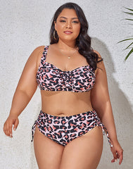 Ocevara Colorful Print Plus Size Bikini - image 1