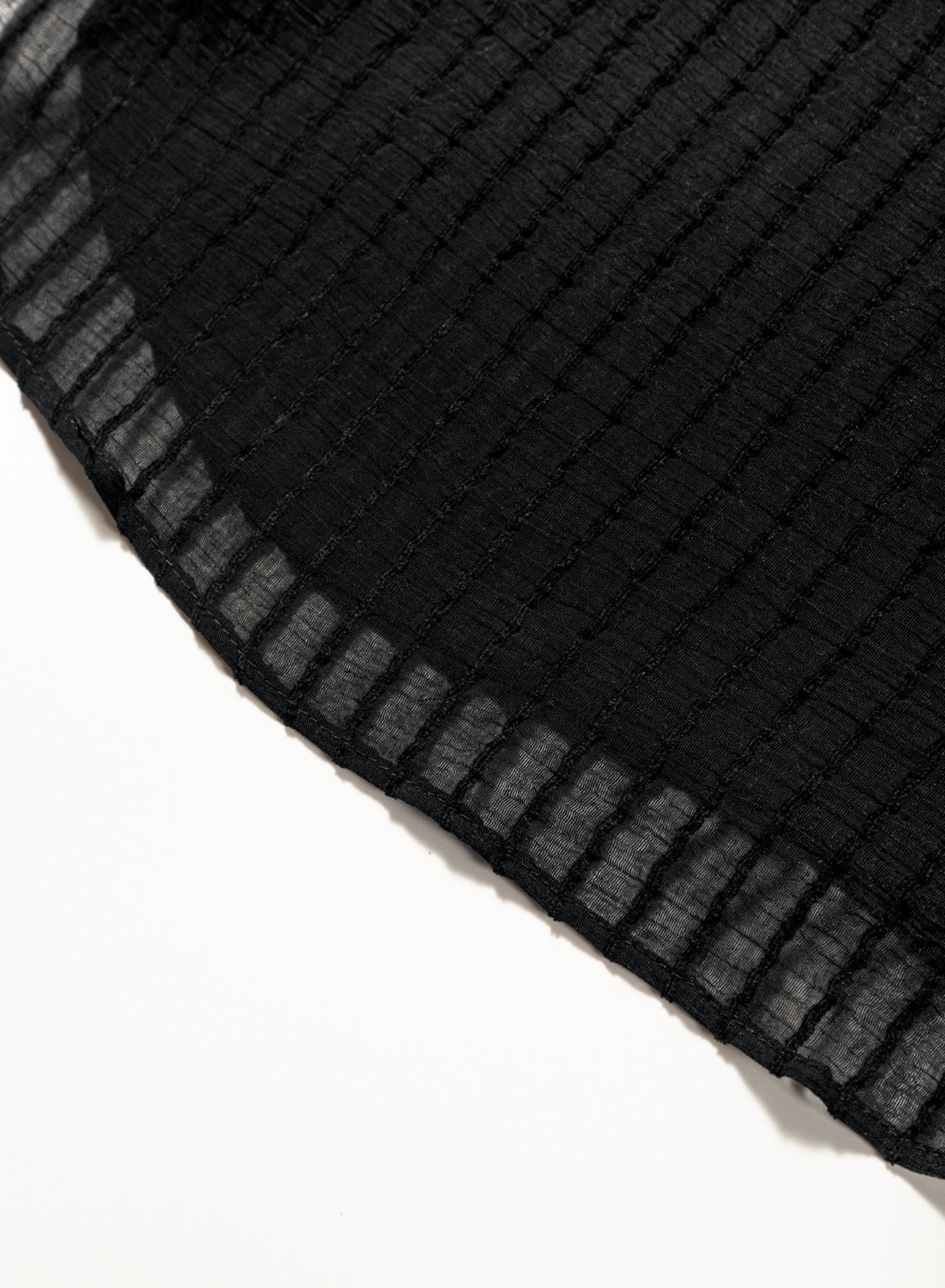 Ocevara - Black Solid Color Tie Sun-proof Belt Sexy V Neck Cover Up