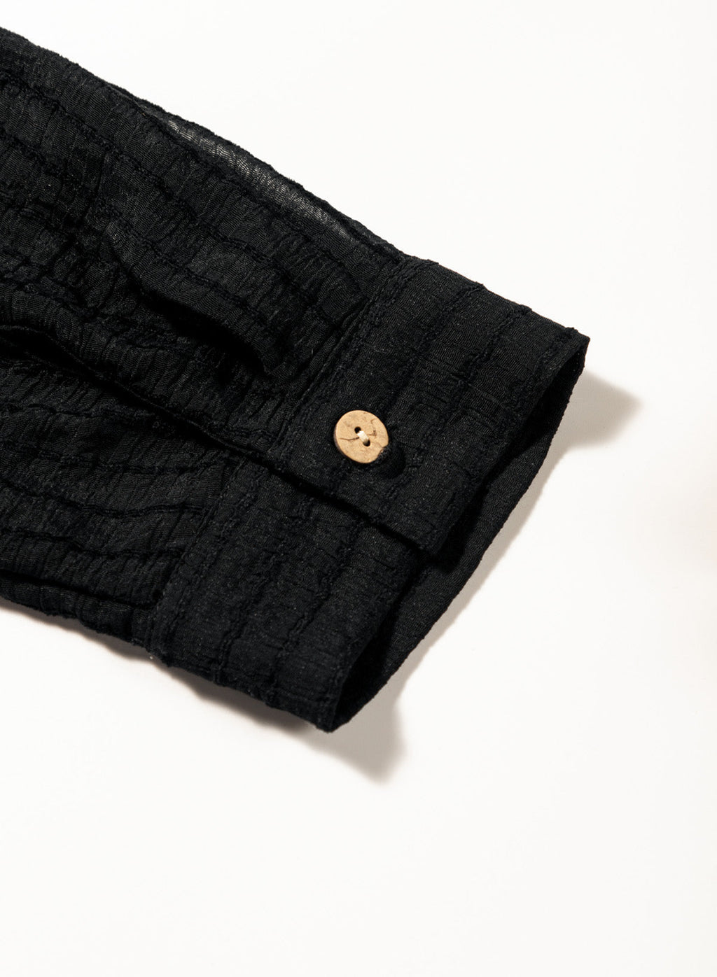 Ocevara - Black Solid Color Tie Sun-proof Belt Sexy V Neck Cover Up