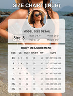 Ocevara - Womens High Waisted Bikini Sets Drawstring Tummy Control Swimsuits Crisscross Tie Back Bathing Suit