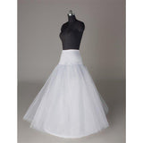 Fashion Tulle Wedding Petticoats Accessories White Floor Length OKP15