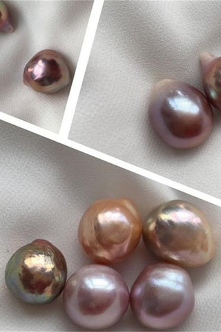 AAAA 14.5-17mm Multi-colored Baroque Loose Pearl P33