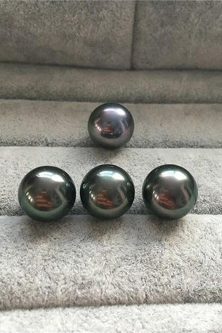 AAA 11-12mm Tahitian Black Color Loose Pearl P45