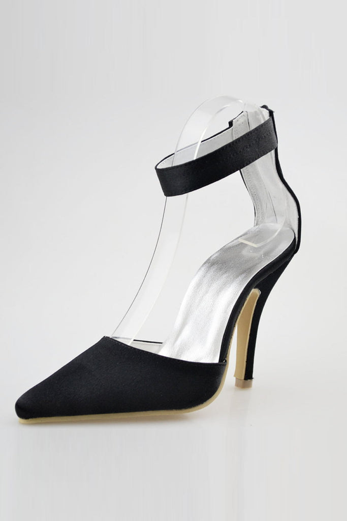 Glamorous Allure Silver Ankle Strap Heels | Heels, Silver ankle strap heels,  Strap heels