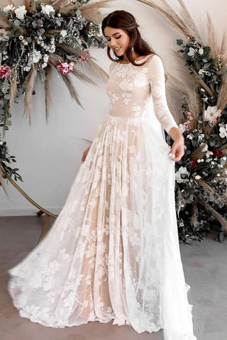 Gorgeous Tulle Wedding Dress Lace Applique A-line Bridal Dress Short S –  Okdresses